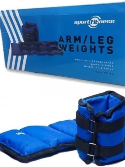 Pesas tobilleras 2.25 Kg x 2 Unid. Sportfitness