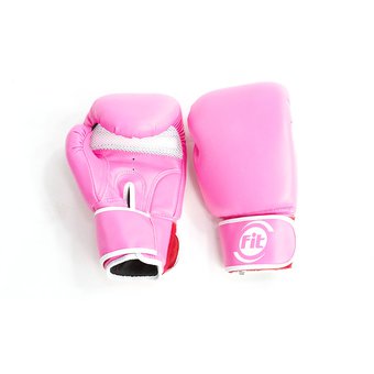 EVO Fitness Guantes de boxeo para mujer, color rosa mate, saco de