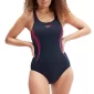 Vestido De Baño Womens Hyperboom Splice Muscleback Azul/Rojo Speedo