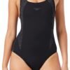 Vestido De Baño Boomstar Splice Flyback 1 Piece Black/Grey Speedo