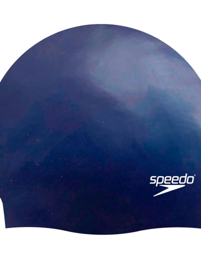 Gorro De Natación Silicona Jr. Navy Speedo