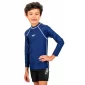 Camiseta Manga Larga Jr Hyden Unisex Azul Oscuro Speedo - Imagen 5