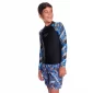 Camiseta Manga Larga Jr Sunshine Chroma Blue Masculino Negro Speedo - Imagen 2