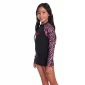 Camiseta Manga Larga Jr Sunshine Tiger Femenino Negro Speedo - Imagen 2