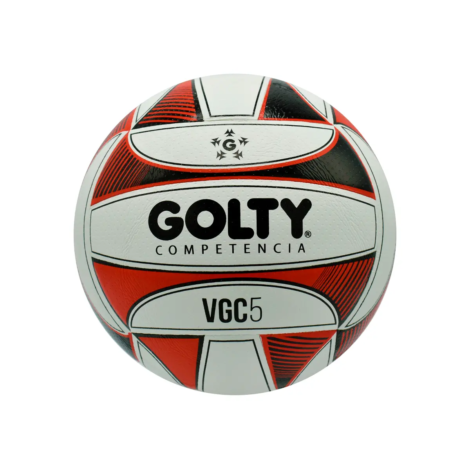 Balon Voleibol Competencia VGC5 Negro-Rojo N° 5 Golty