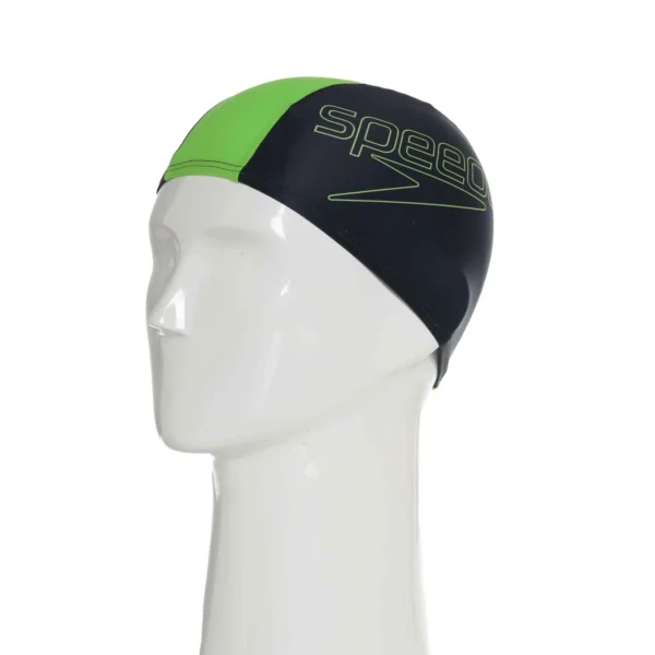 Gorro De Natación Textil Junior Color Block Logo Limon Speedo