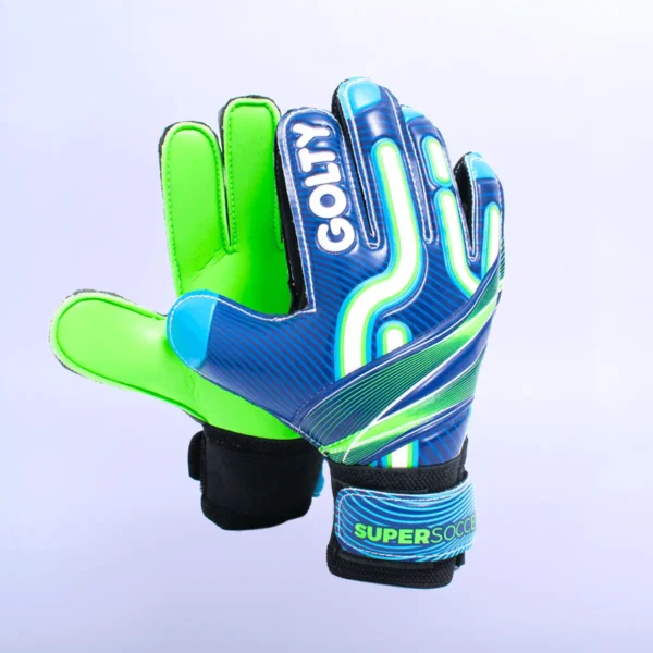 Guante Arquero Formación Supersoccer II Azul/Verde Golty