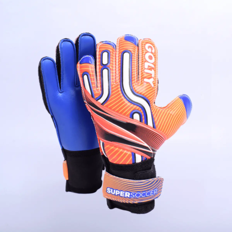 Guante Arquero Formación Supersoccer II Naranja/Azul Golty